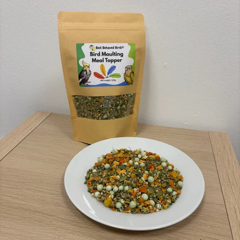 Bird Moulting Meal Topper 125g - Best Behaved Birds