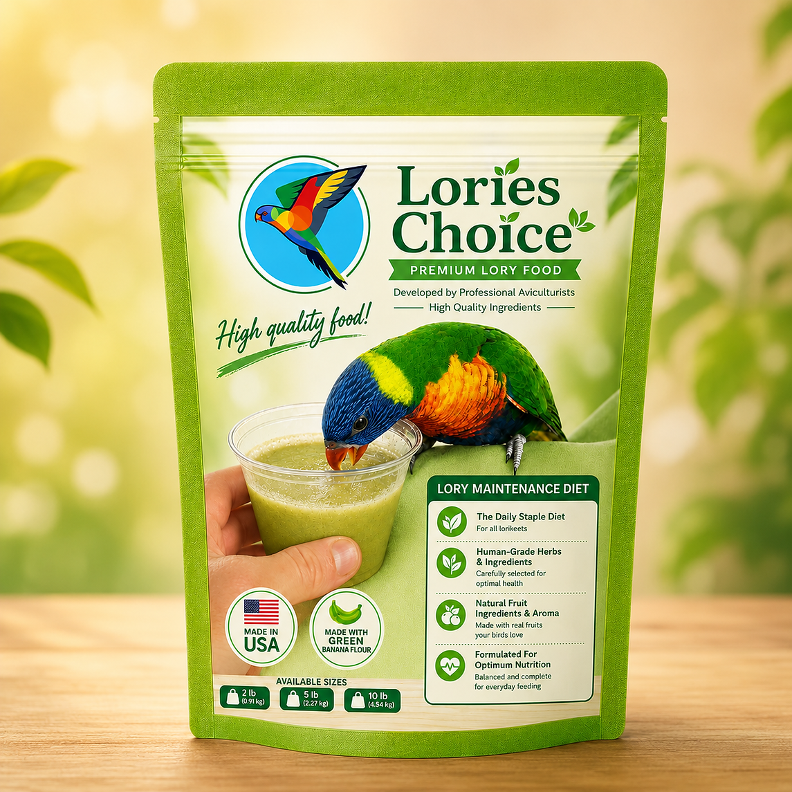 Lory Maintenance Diet