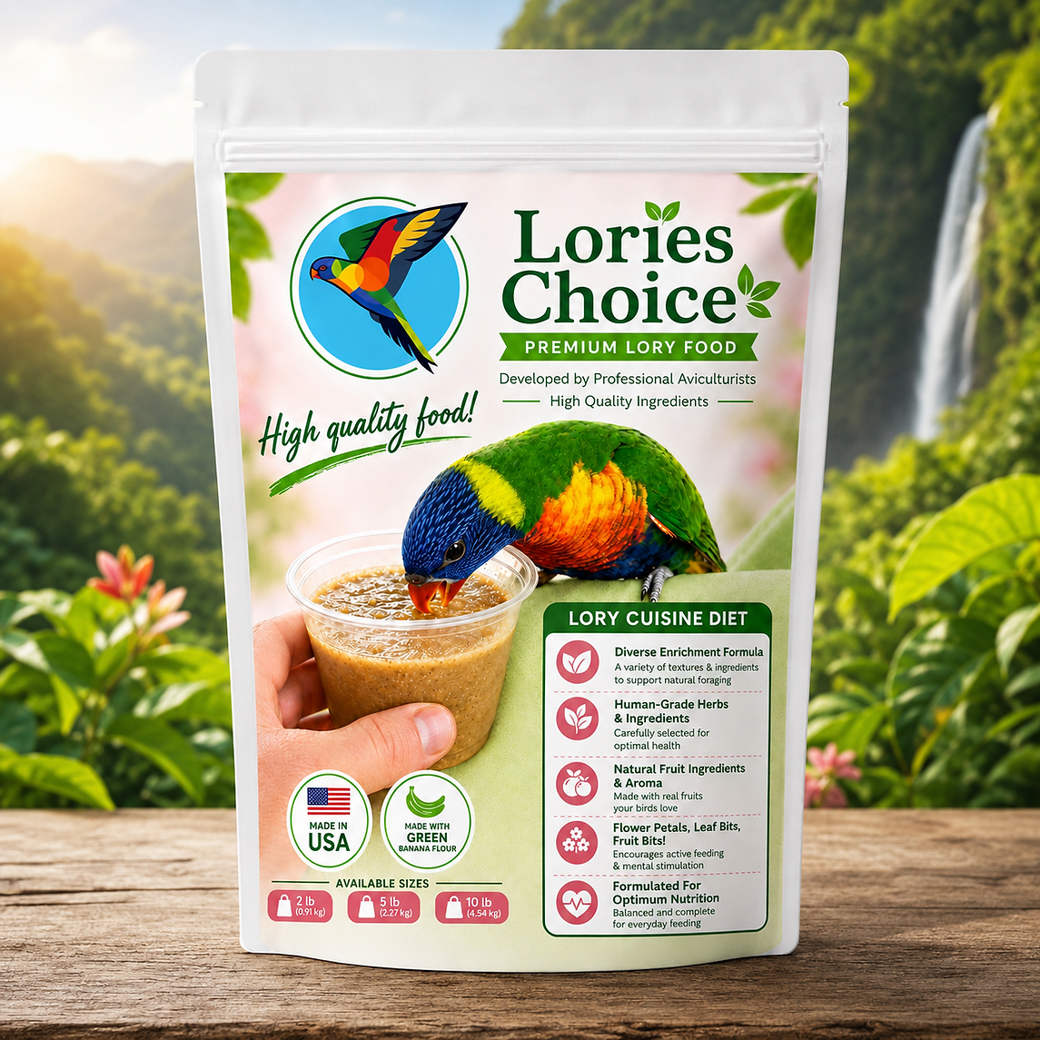 Lory Cuisine Diet