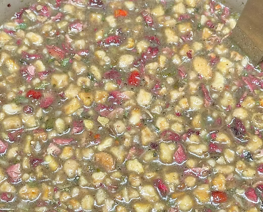 Powdered beige nectar mix labeled “Lory Maintenance Diet” spread evenly in a round dish