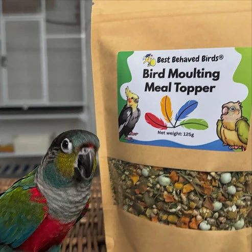 Bird Moulting Meal Topper 125g - Best Behaved Birds