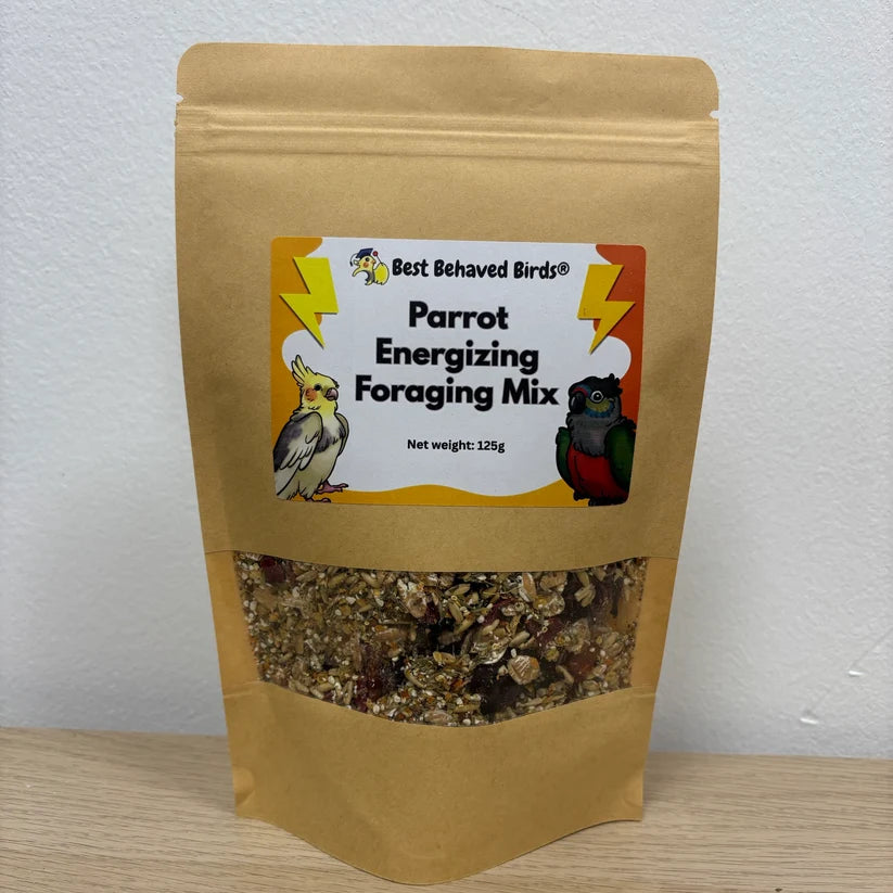 Parrot Energizing Foraging 125g - Best Behaved Birds