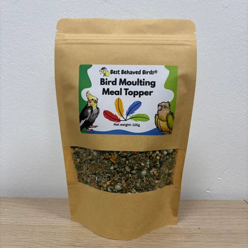 Bird Moulting Meal Topper 125g - Best Behaved Birds